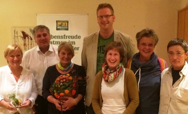 Thomas Stöglehner (hinten) ist der neue Obmann des Vereins Reitwege Mühlviertler Kernland.