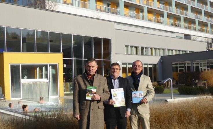 GF Tourismusverband Hans Hinterreiter (m.) mit Thomas und Andreas Fröhlich (Foto: TV Bad Zell)