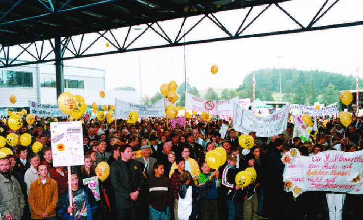Viele Grenzblockaden veranstalteten die besorgten Bürger in den 2000er Jahren.