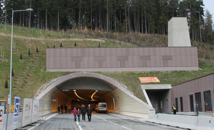 Der Tunnel Götschka ist das Meisterwerk der S10. Foto: Wiesinger