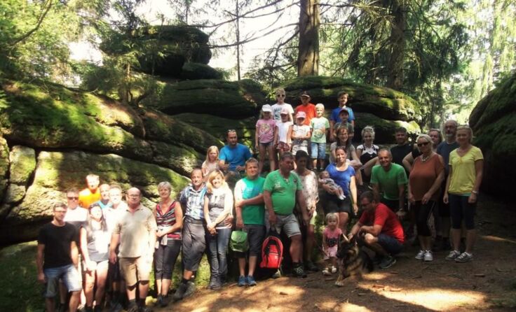 Familienwandertag im Naturpark Mühlviertel Foto: ÖAAB-Straßenmeisterei Pregarten