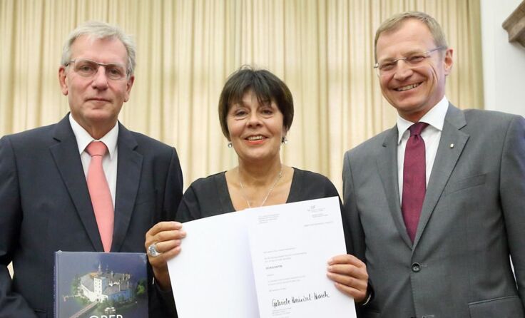Enzenhofer, Hinterdorfer, Stelzer (v.l.) Foto: Land OÖ