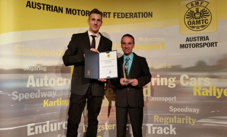 Beifahrer Jürgen Pilz (l.) und Staatsmeister Gerhard Fragner