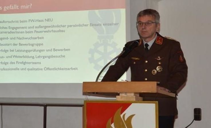 Rückblick bei der Jahreshauptversammlung Fotos: FF Hagenberg