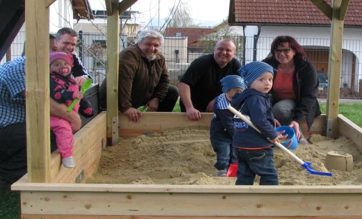 Der ÖAAB bringt wieder Sand zu den Familien.