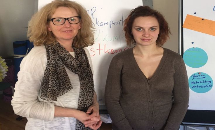 Im FrauenBerufsZentrum lernen die Frauen, mit Selbstbewusstsein ins neue (Arbeits)Leben zu starten.