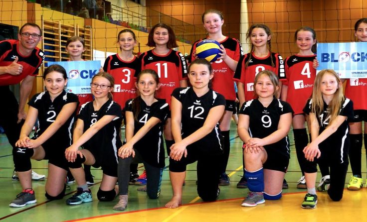 Das erfolgreiche Volleyball-Team