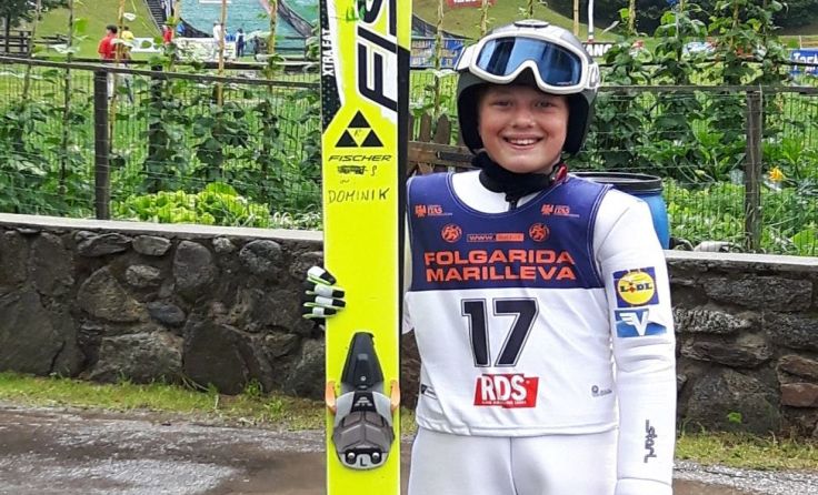 Dominik Neunteufel möchte einmal in die Fußspuren von Skispringer Michael Hayböck treten.
