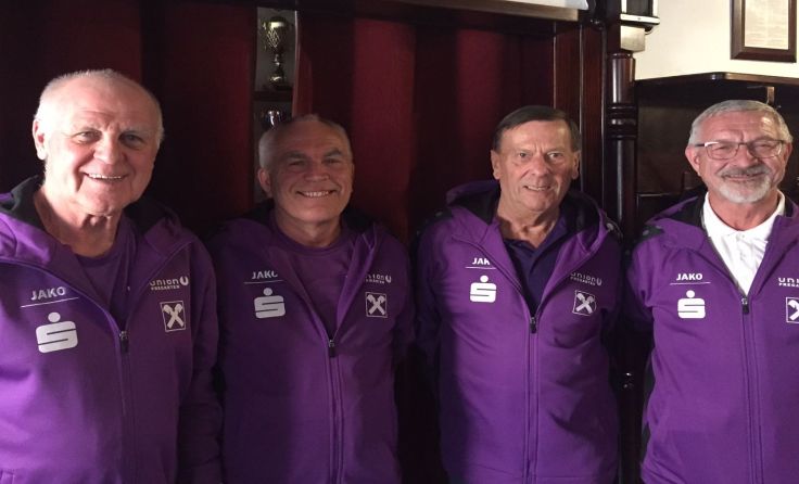 Walter Bachler, Walter Kartusch, Josef Dreiling und Gottfried Brunner (v.l.)