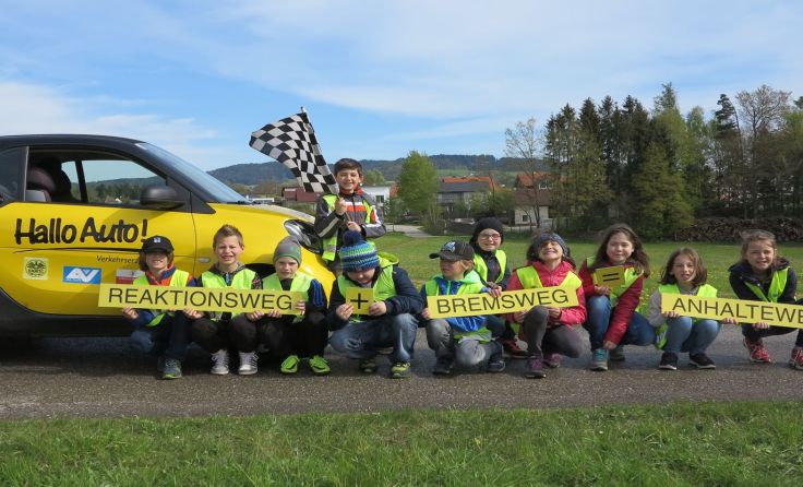 Die Kinder durften ordentlich auf die Bremse steigen. Foto: ÖAMTC 