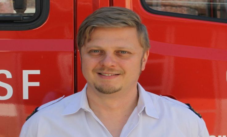 Thomas Traxler hat die Atemschutzleistungsprüfung geleitet Fotos: Summerauer