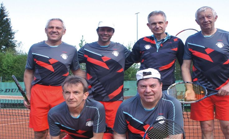 Die erfolgreichen Pregartner Tennissenioren