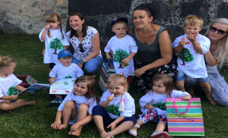 Viel Spaß hatten die Kinder, Eltern und Betreuerinnen beim Abschlussfest.