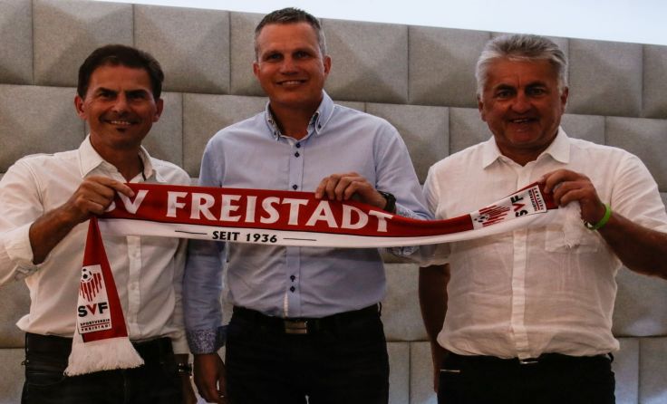 Das Vorstands-Dreierteam: Wolfgang Freudenthaler, Harald Würzl, Josef Hölzl Fotos: SV Freistadt