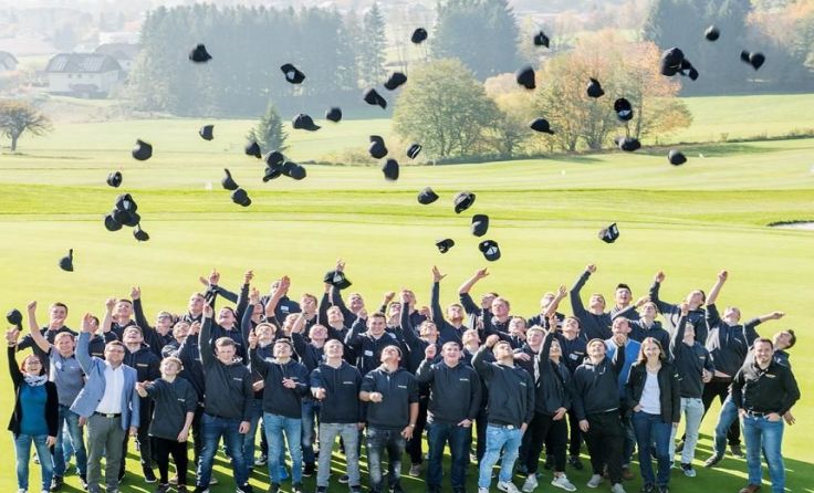 Die Lehrlinge verbrachten einen Tag am Golfplatz St. Oswald.