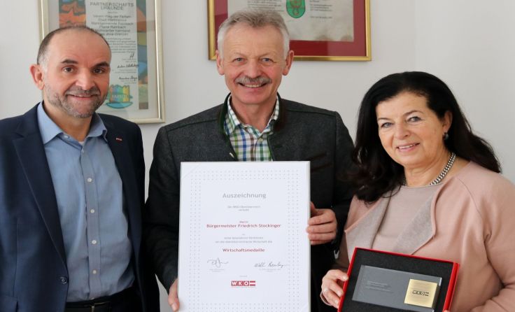 Dietmar Wolfsegger, Friedrich Stockinger, Gabriele Lackner-Strauss (v.l.) Foto: WKO Freistadt