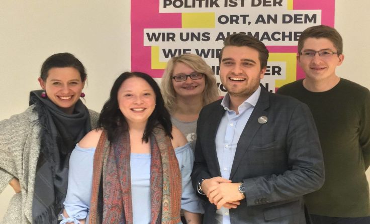 Marie-Therese Milotta-Berka, Sara Höller, Katharina Wolf, Paul Pfahnl und Andreas Danner (v.l.)