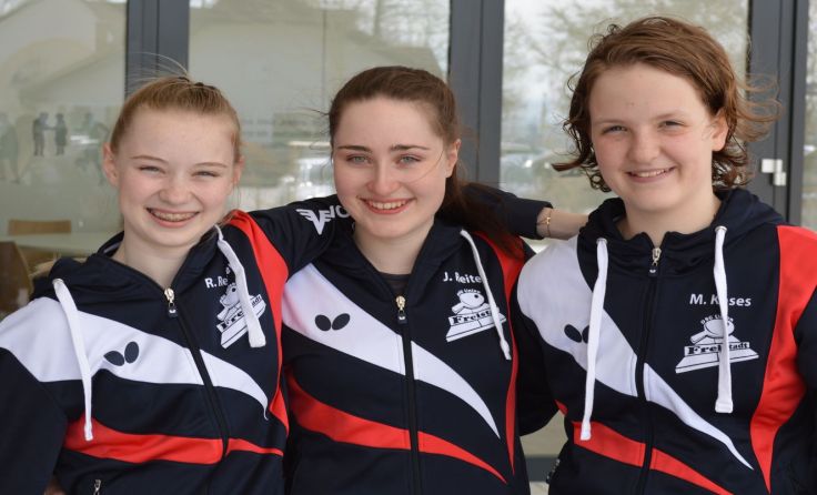 Jana Reiter, Romy Reiter und Michelle Kases (v.l.)