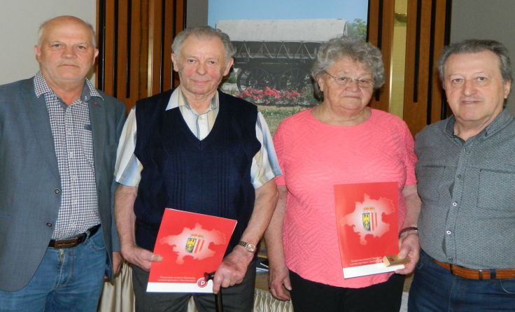 Hans Affezeller, Josef Leitner, Wilma Reisinger, Gottfried Pirklbauer (v.l.)