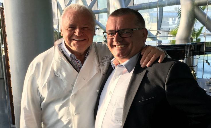 Gerald Hofer aus Bad Zell (r.) mit Koch-Star Eckart Witzigmann