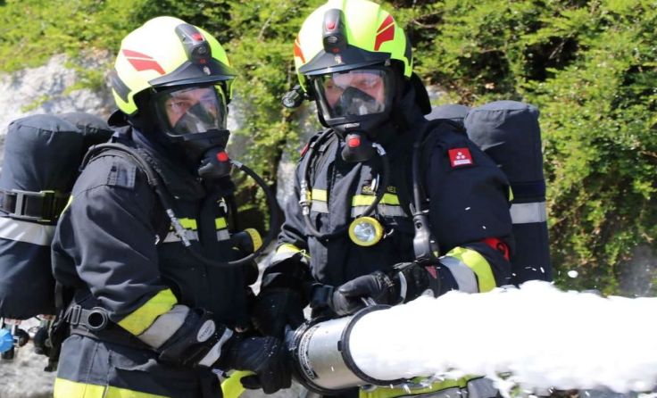 Bei der Leistungsprüfung Branddienst