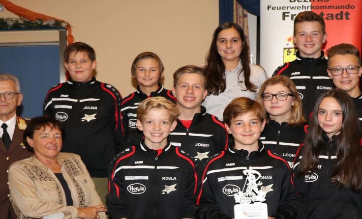 Das erfolgreiche Jugendteam der FF HinterbergFotos: Summerauer
