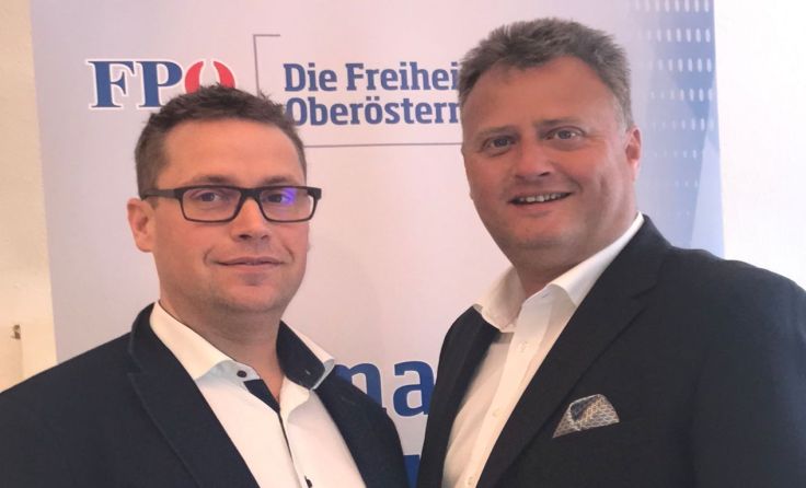 FW-Obmann Nikolaus Steininger (l.) und Bezirksparteiobmann Labg. Peter HandlosFoto: FPÖ