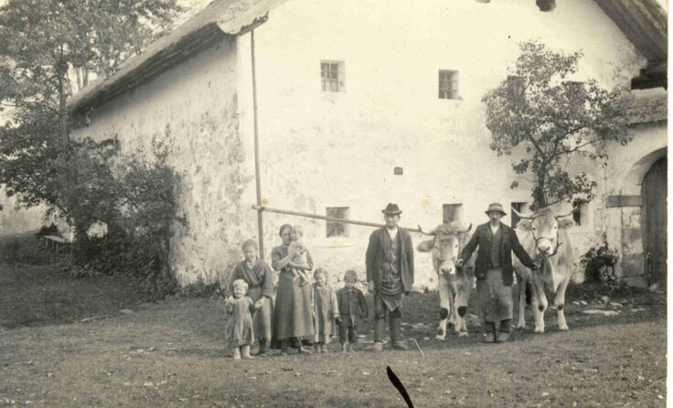 Auch Bilder von alten Höfen sind im Archiv (Foto: Gemeinde Haibach)