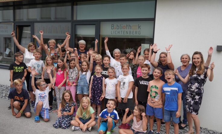 Die 28 Kinder waren von der Lese- und Spielenacht begeistert. (Foto: Christian Wöss)