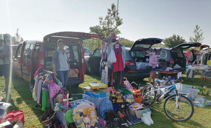 Kofferraumflohmarkt am 3. September in Schenkenfelden (Foto: Renate Prückl)