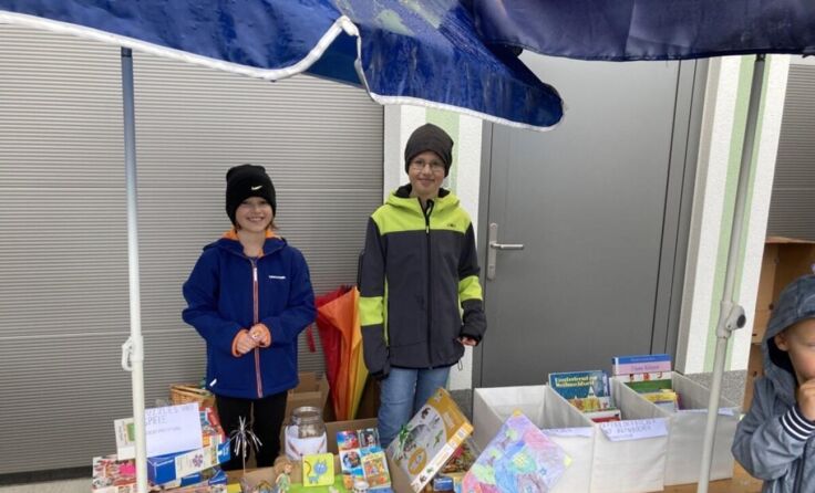Auch Kinder durften ihre Ware verkaufen. (Foto: Martina Hartl)