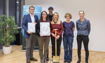 Kindergarten Grünbach als KlimaAcker-Bildungsreinrichtung ausgezeichnet