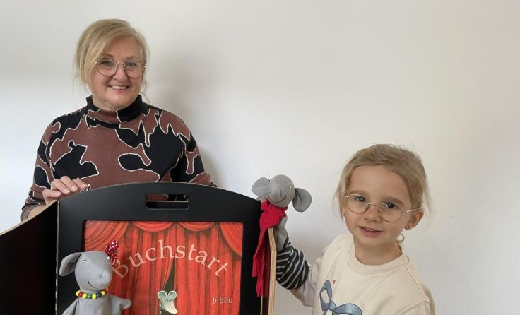 Stanislaus und Mio-Maus erzählen am 6. Februar wieder Geschichten. (Foto: Privat)