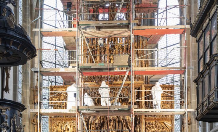Restaurierung des Kefermarkter Flügelaltars (Foto: BDA/Irene Hofer)