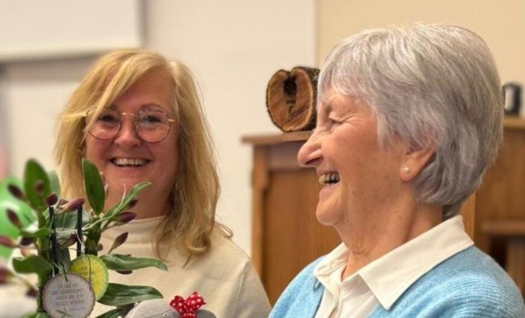 "Mäuse-Mama" Magdalena Käferböck wurde gedankt. (Foto: Privat)