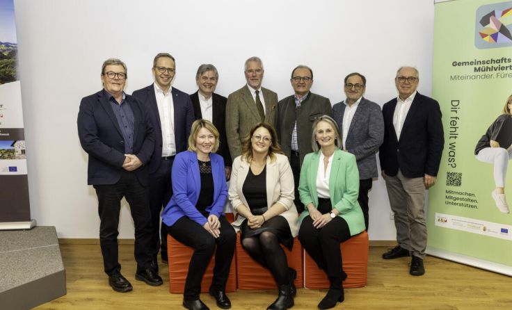 Die Steuerungsgruppe der Initiative (Foto: Gemeinschaftsstiftung Mühlviertel/Erwin Pils)