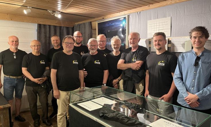 Der Astronomische Verein besuchte die Ausstellung in Hirschbach. (Foto: Christoph Schmalzl)