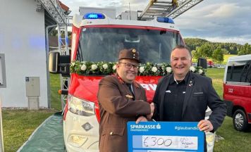 99 Jahre Feuerwehr Hörschlag – FPÖ-Fraktion Rainbach unterstützt mit 300 Euro