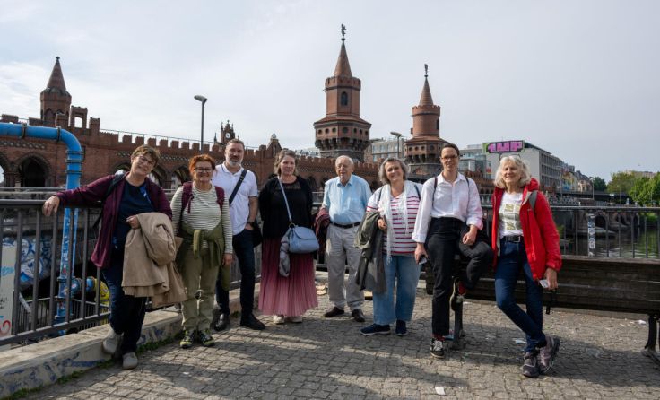 Für acht Teilnehmer ging es nach Berlin auf Bildungsreise. (Foto: Gerhard Dorfer)