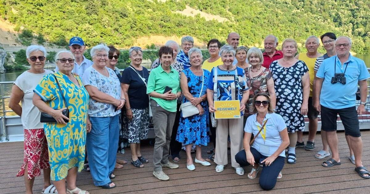 Grünbach senior citizens on a river cruise to the Danube Delta
