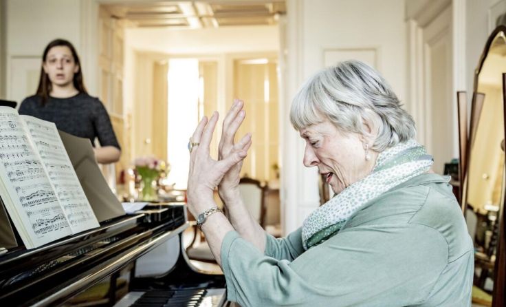 Masterclass Gesang mit Margreet Honig auf Schloss Weinberg (Foto: Foppe Schut)