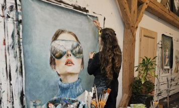 Künstlerin aus Hirschbach als Artist in Residence in Filzmoos