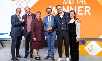 Zweiter Platz für Alexander Hüttmannsberger aus Königswiesen beim Jungunternehmerpreis