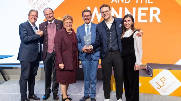 Zweiter Platz für Alexander Hüttmannsberger aus Königswiesen beim Jungunternehmerpreis