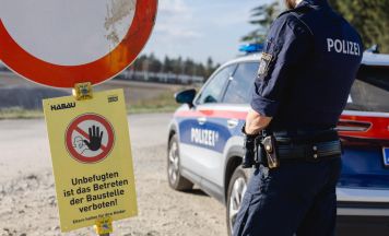 Asfinag appelliert: Betreten der S10-Baustelle verboten - verstärkte Polizeipräsenz