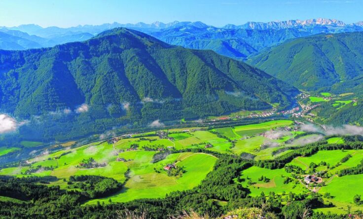 Blick vom Schieferstein in den Nationalpark Kalkalpen *Foto: Sieghartsleitner