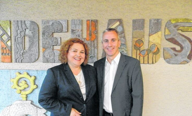 Bürgermeisterin Annemarie Wolfsjäger und ihr Stellvertreter Reinhard Kloiber