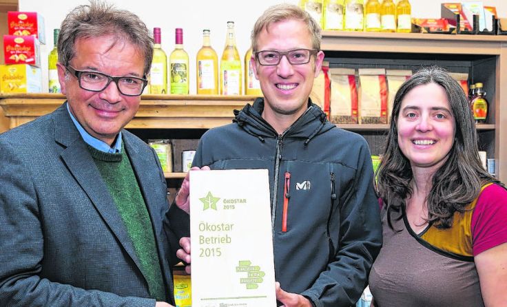 Der Bioladen in Dietach wurde als Ökostars-Betrieb ausgezeichnet. Foto: Land OÖ/Schauer