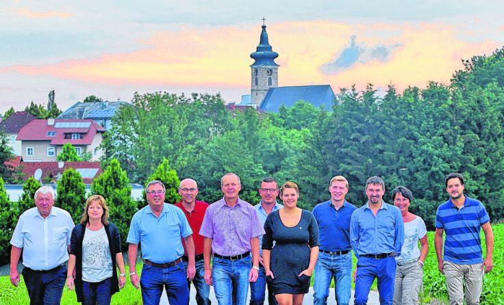 Das Team der SPÖ Wolfern mit Spitzenkandidat Siegfried Rohrweck (Fünfter von links) Foto: Plohe