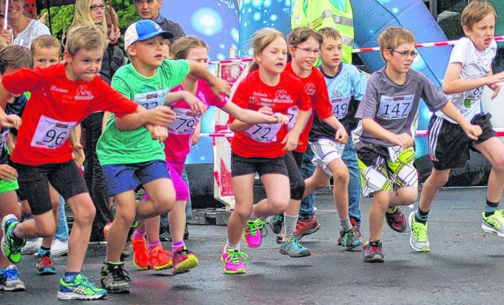 Mit viel Ehrgeiz sind die jungen Sportler beim Laufcup mit fünf Stationen im Ennstal dabei.